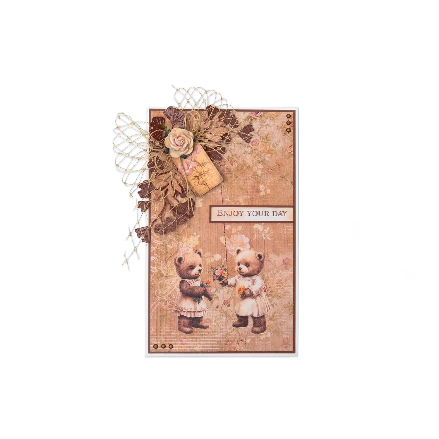 StudioLight Teddy's Tea Time Design Paper Pad 36 Blatt