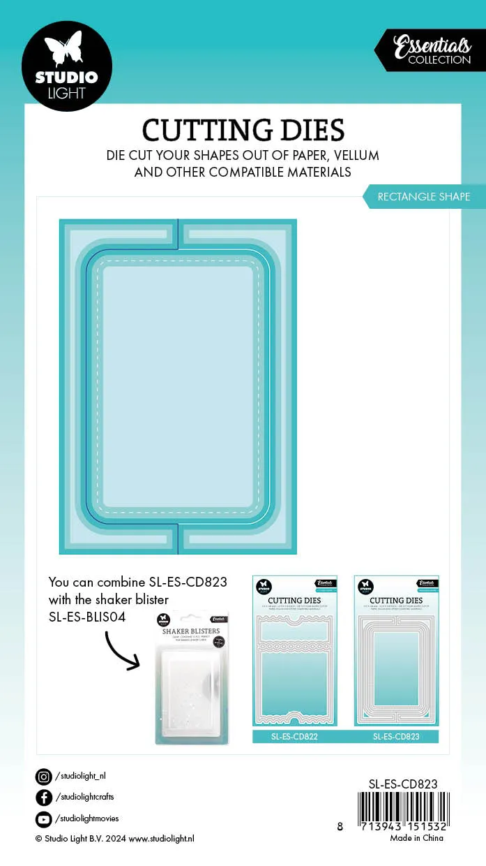 Studio Light Essentials Rectangle Stanzschablone 105x148mm