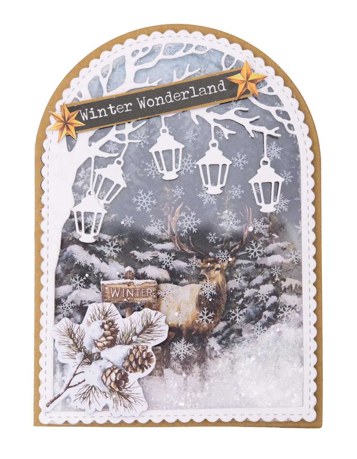 Studio Light Christmas Forest Die-Cut Paper Pad 20 Blatt