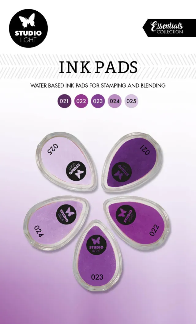 StudioLight Essentials Stempelkissen Shades of Purple wasserbasiert