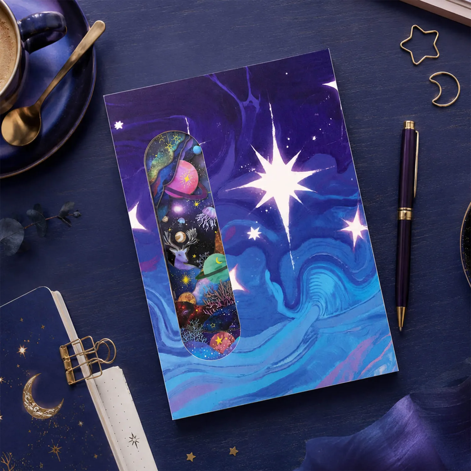 Ieebee Mystic Dreamy Celestials 3D Galaxy Journal 60 Seiten