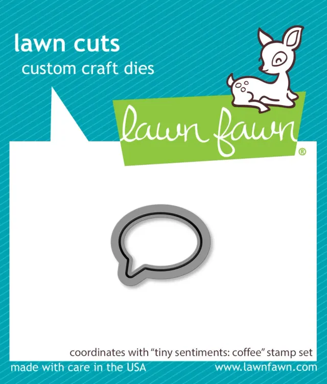 Lawn Fawn Tiny Sentiments Coffee Mini-Stanze