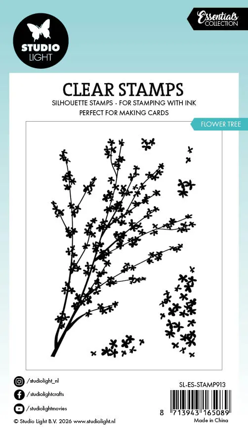 StudioLight Essentials Flower Tree Stempel Baum