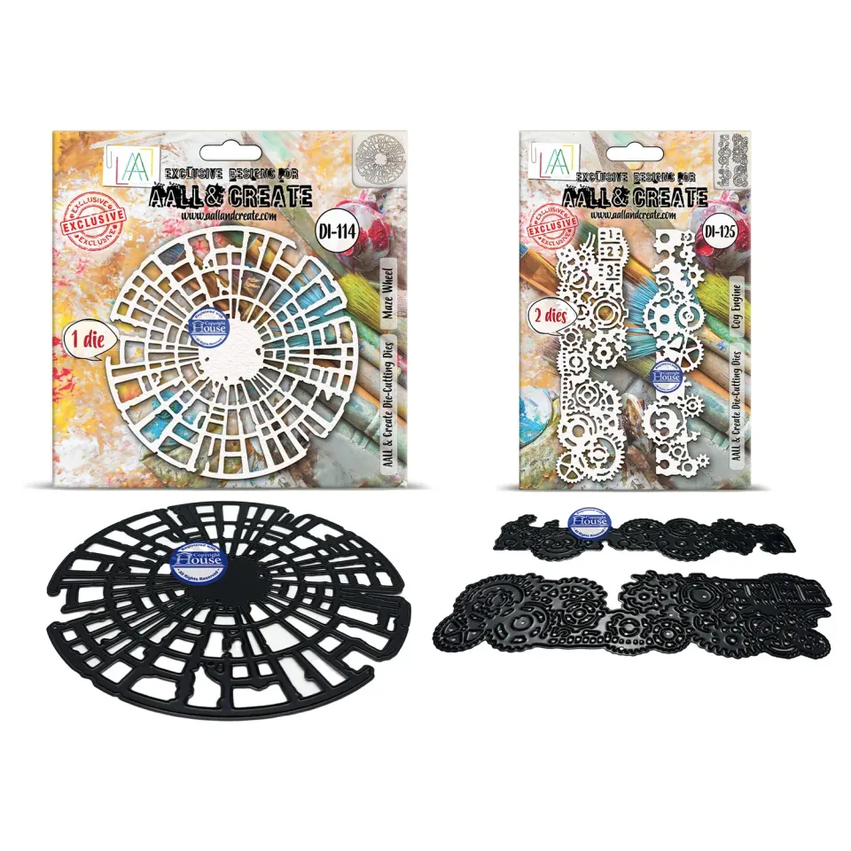 AALL and Create Autour De Mwa Cog Wheel Stanzschablonen Bundle