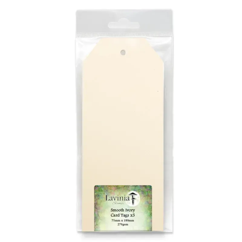 Lavinia Stamps Tags Elfenbein 75x180mm glatt