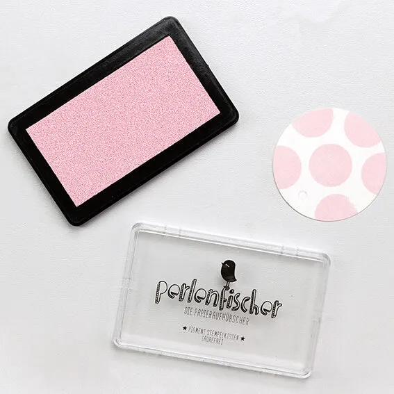 Perlenfischer Zuckerwatte Groß Stempelkissen Rosa