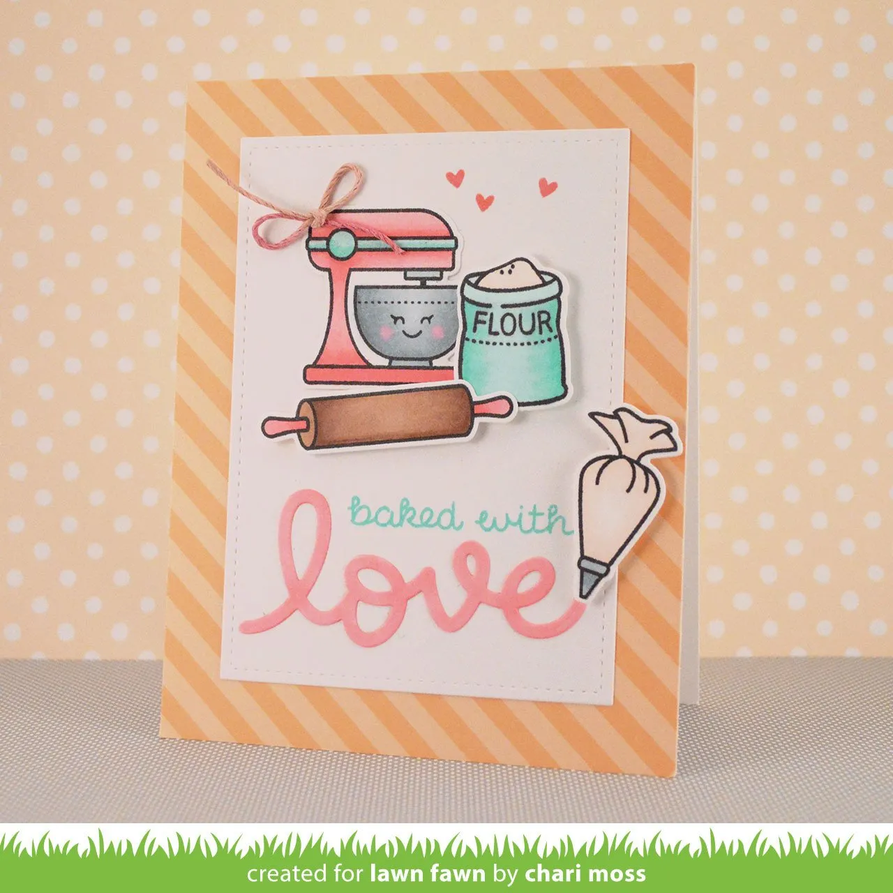 Lawn Fawn Baked with Love Clear Stamps Backen