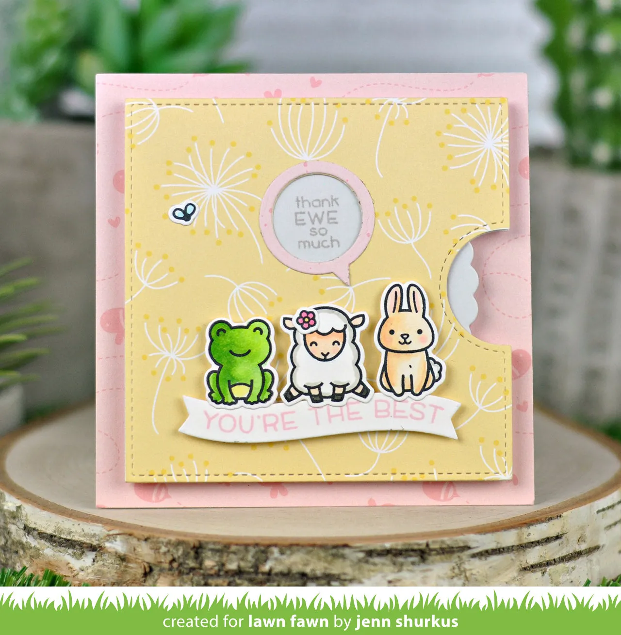 Lawn Fawn Say What? Spring Critters LF2228 Stempelset