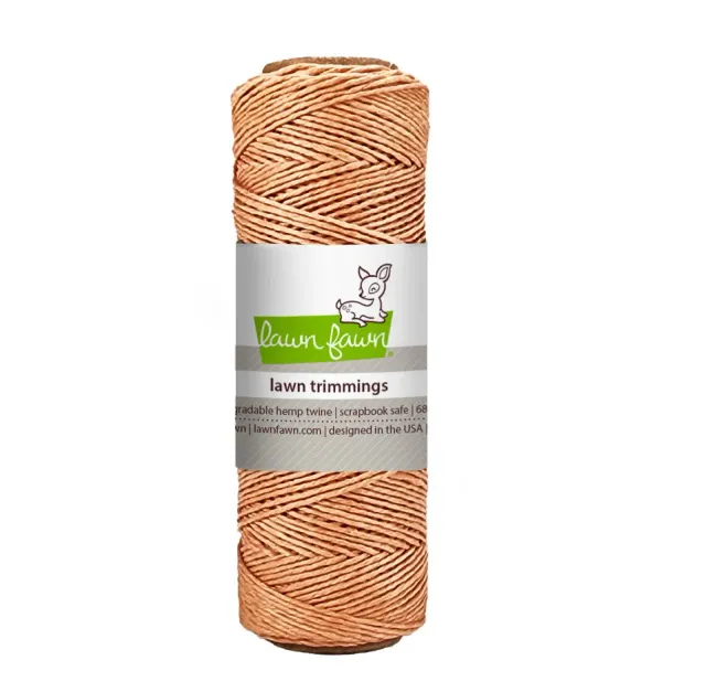 Lawn Fawn Lawn Trimmings Cantaloupe Hanfkordel Orange 62 m