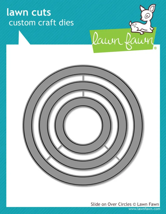 Lawn Fawn Slide On Over Circles Stanzschablonen 3er