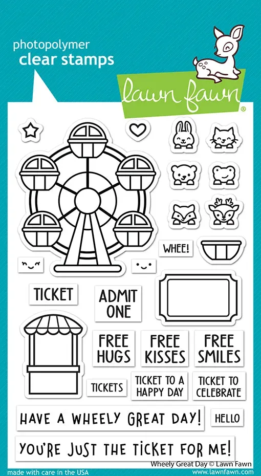 Lawn Fawn Wheely Great Day Clear Stempel LF3071 Riesenrad